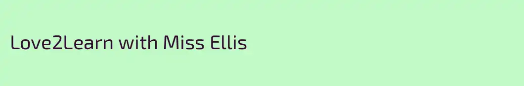 Love2Learn with Miss Ellis